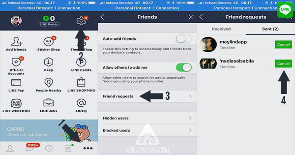 Cara Membatalkan Friend Request di LINE Dengan Mudah