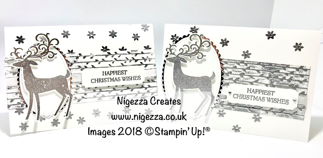 Dashing Deer Embossed Christmas Card Nigezza Creates
