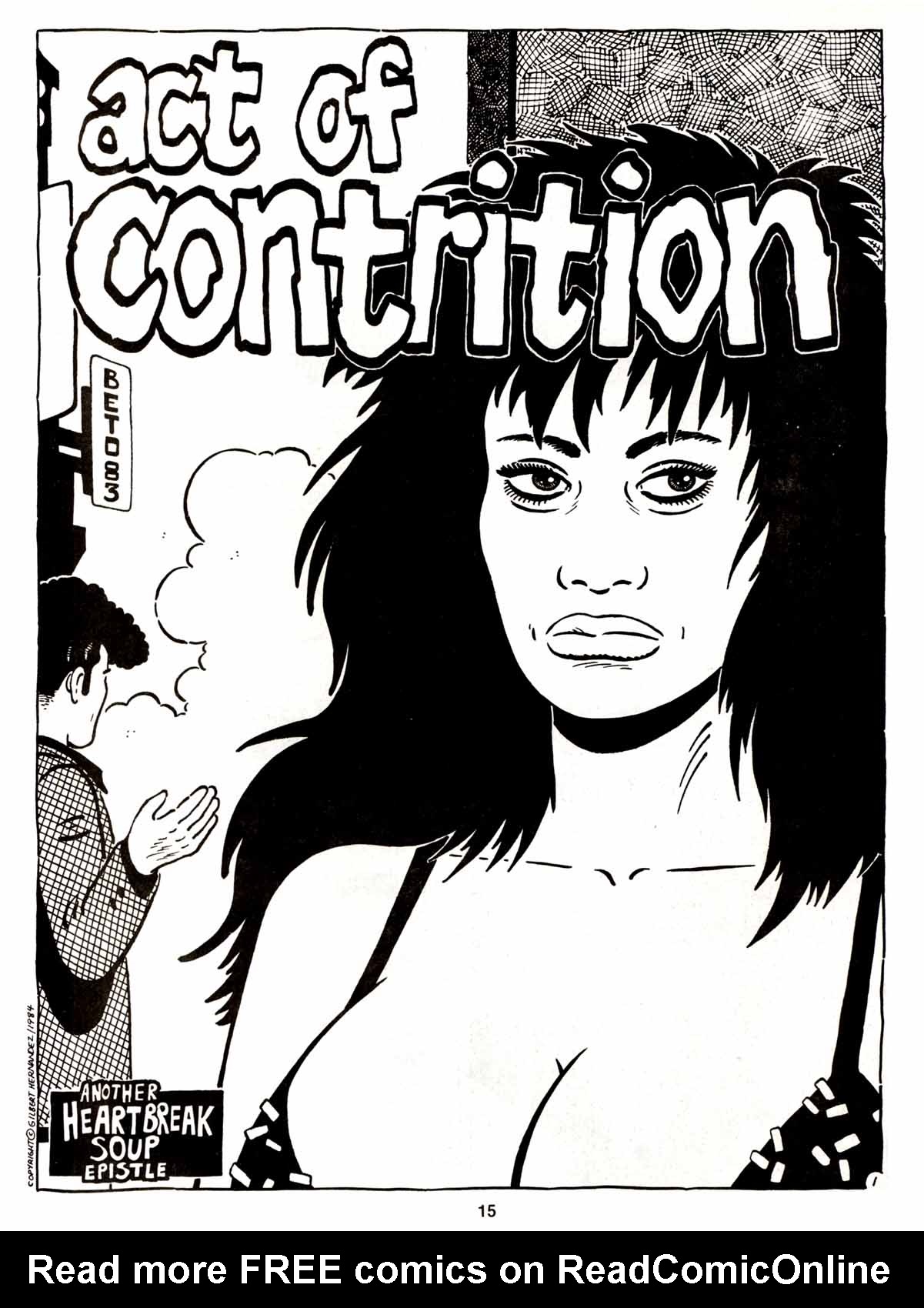 Read online Love and Rockets (1982) comic -  Issue #5 - 17