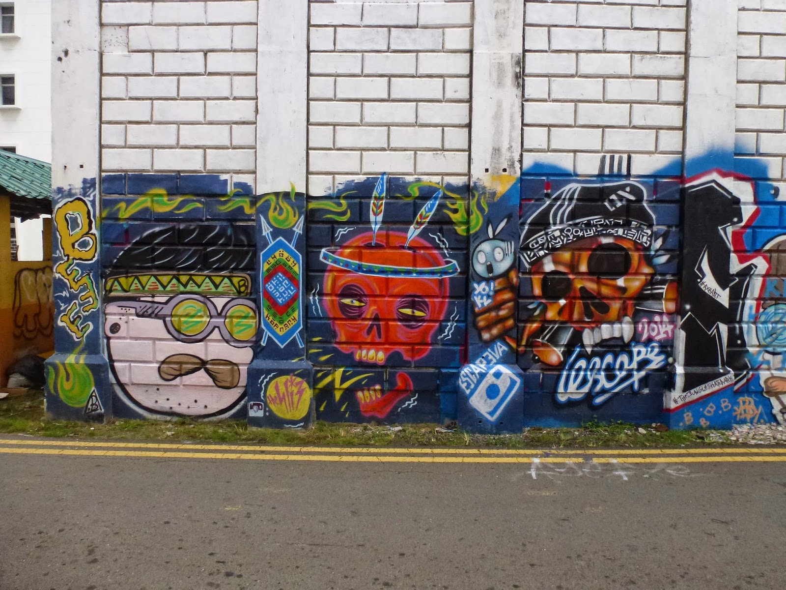 Graffiti, Streetart, Borneo
