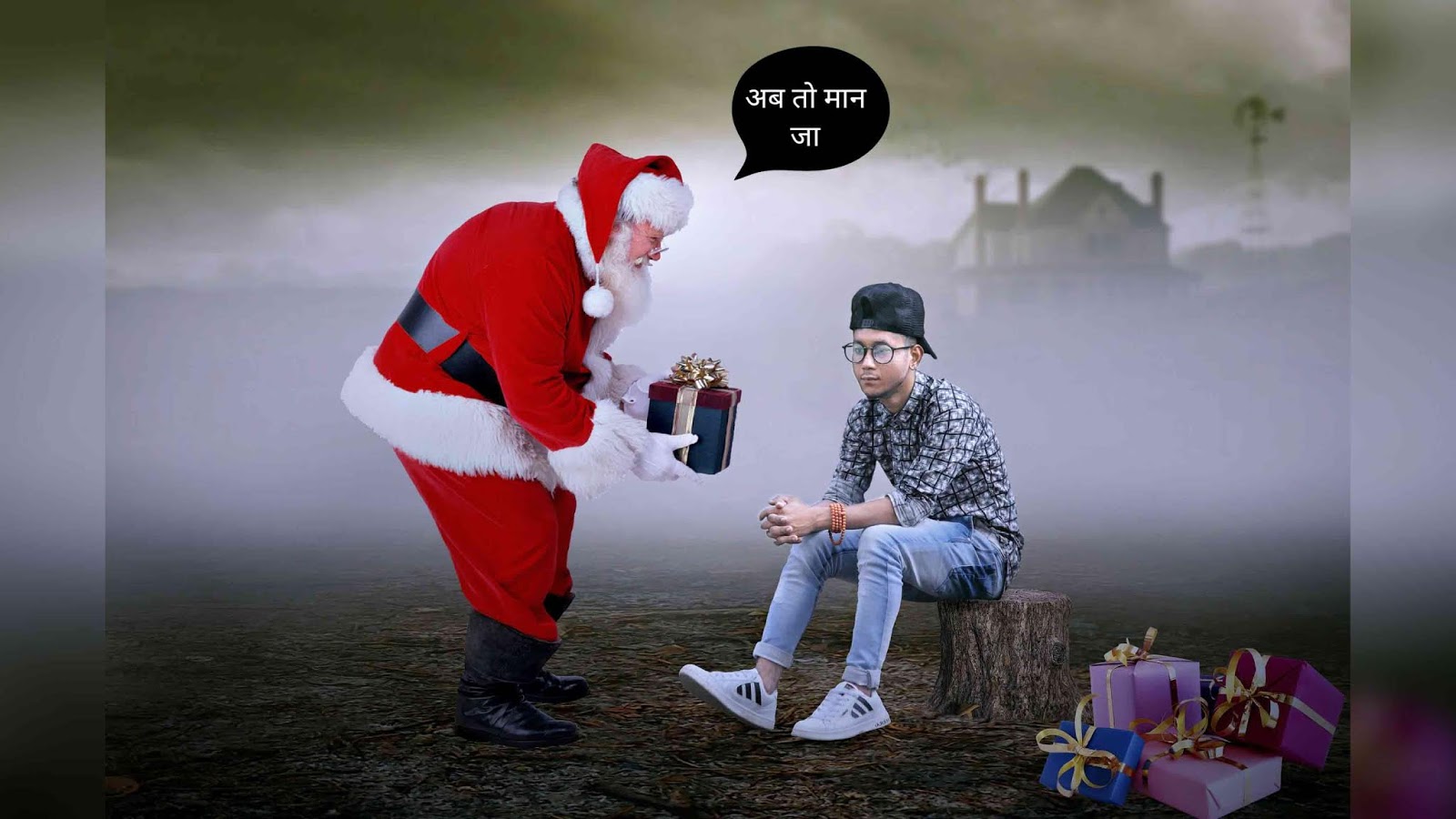 Picsart Christmas Editing Tutorial Christmas special editing MMP PICTURE