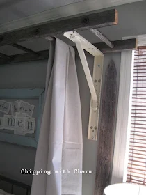 old ladder bedroom canopy