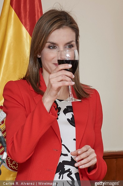  Queen Letizia of Spain visits the Artillery Military Academy on April 13, 2015 in Segovia, Spain
