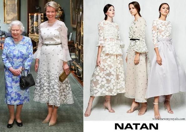 Queen Mathilde wore Natan Dress