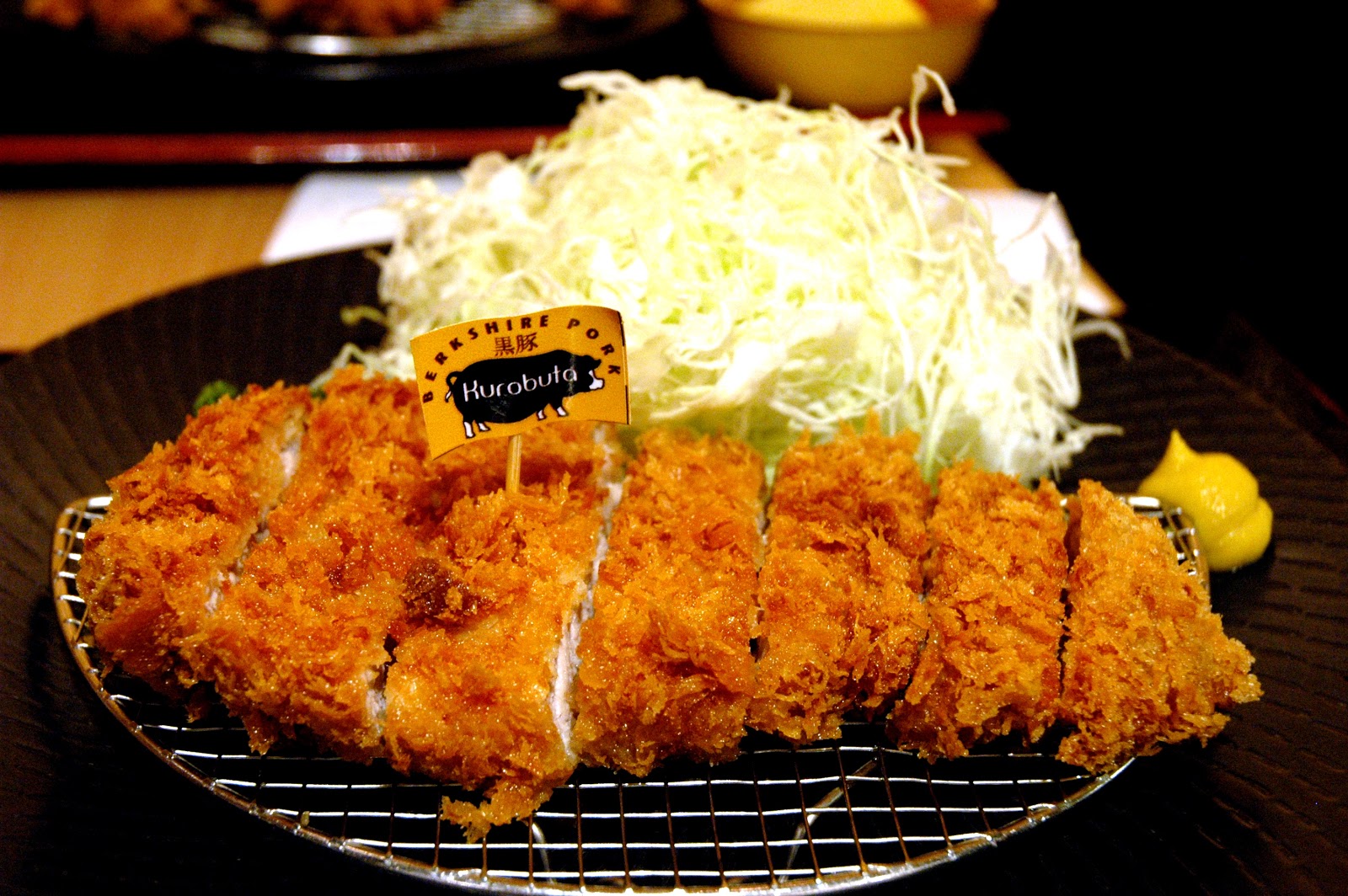 DUDE FOR FOOD Still Crazy for Katsu Yabu's SoftShell Crab and Kurobuta Tonkatsu
