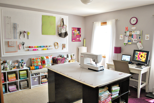 The Sewing Room - 10 Amazing Sewing Room Ideas  Sewing room inspiration,  Dream craft room, Craft room organization