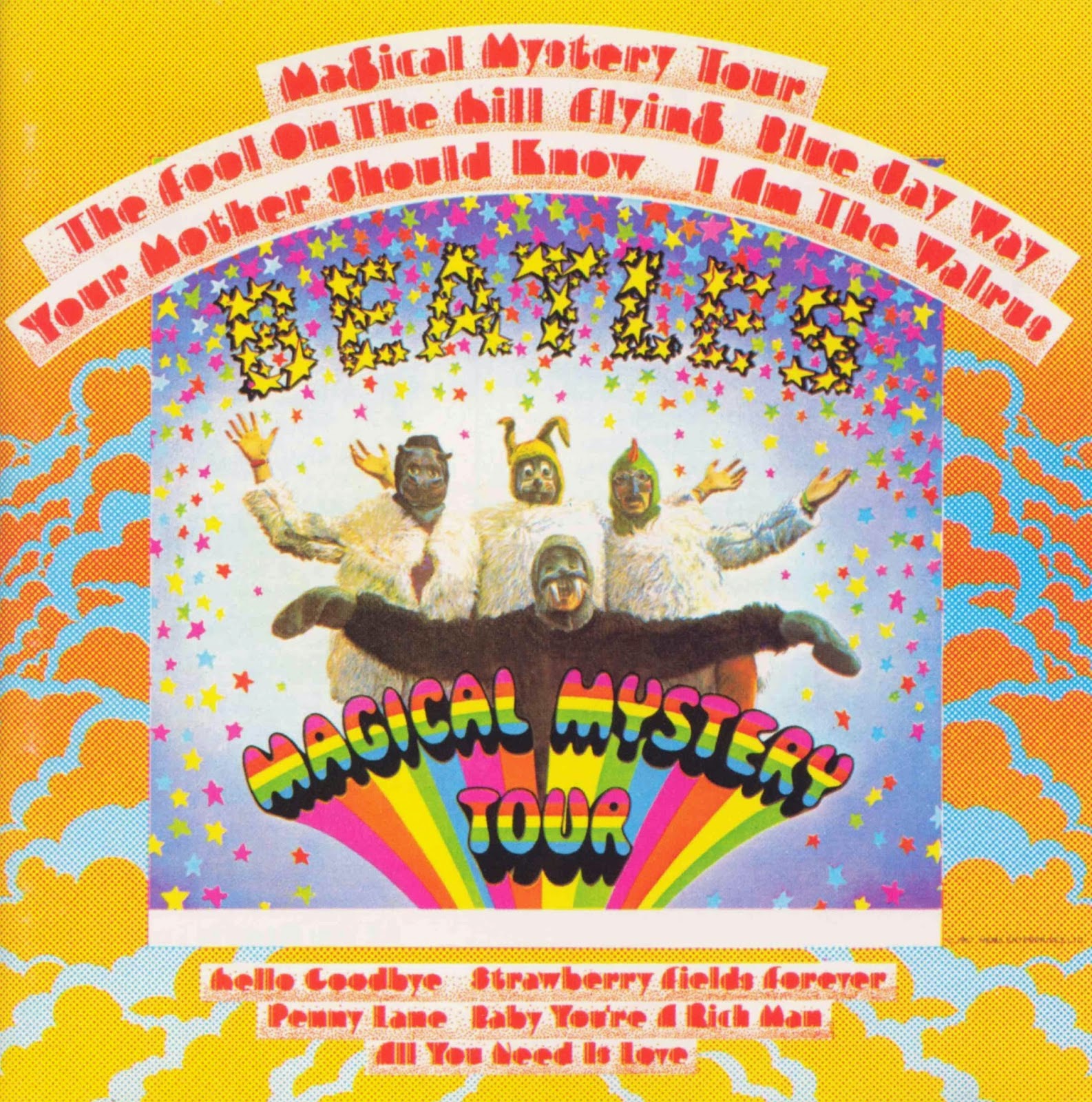 magical mystery tour album back cover