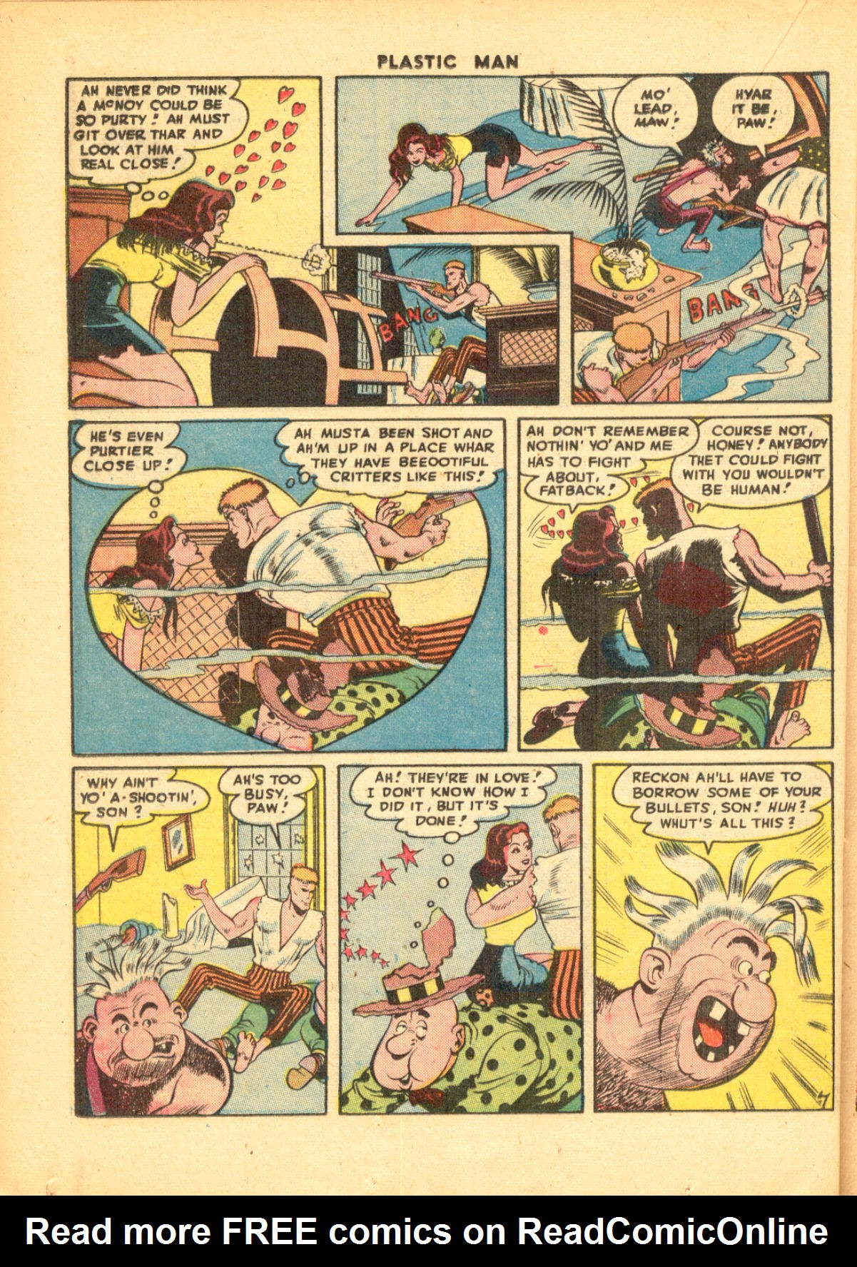 Read online Plastic Man (1943) comic -  Issue #9 - 32