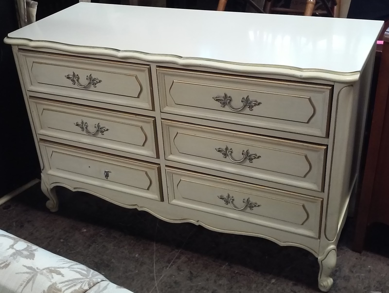 UHURU FURNITURE & COLLECTIBLES SOLD French Provincial Double Dresser 95