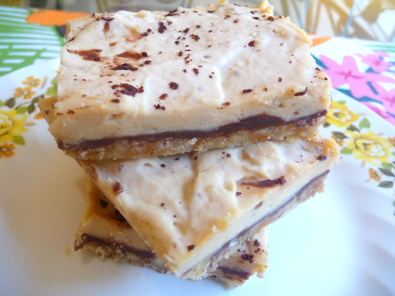 PEANUT BUTTER CHOCOLATE CHEESECAKE BARS