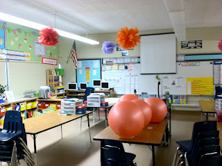photo of classroom photo Teaching With Style organization 3rd grade yoga balls