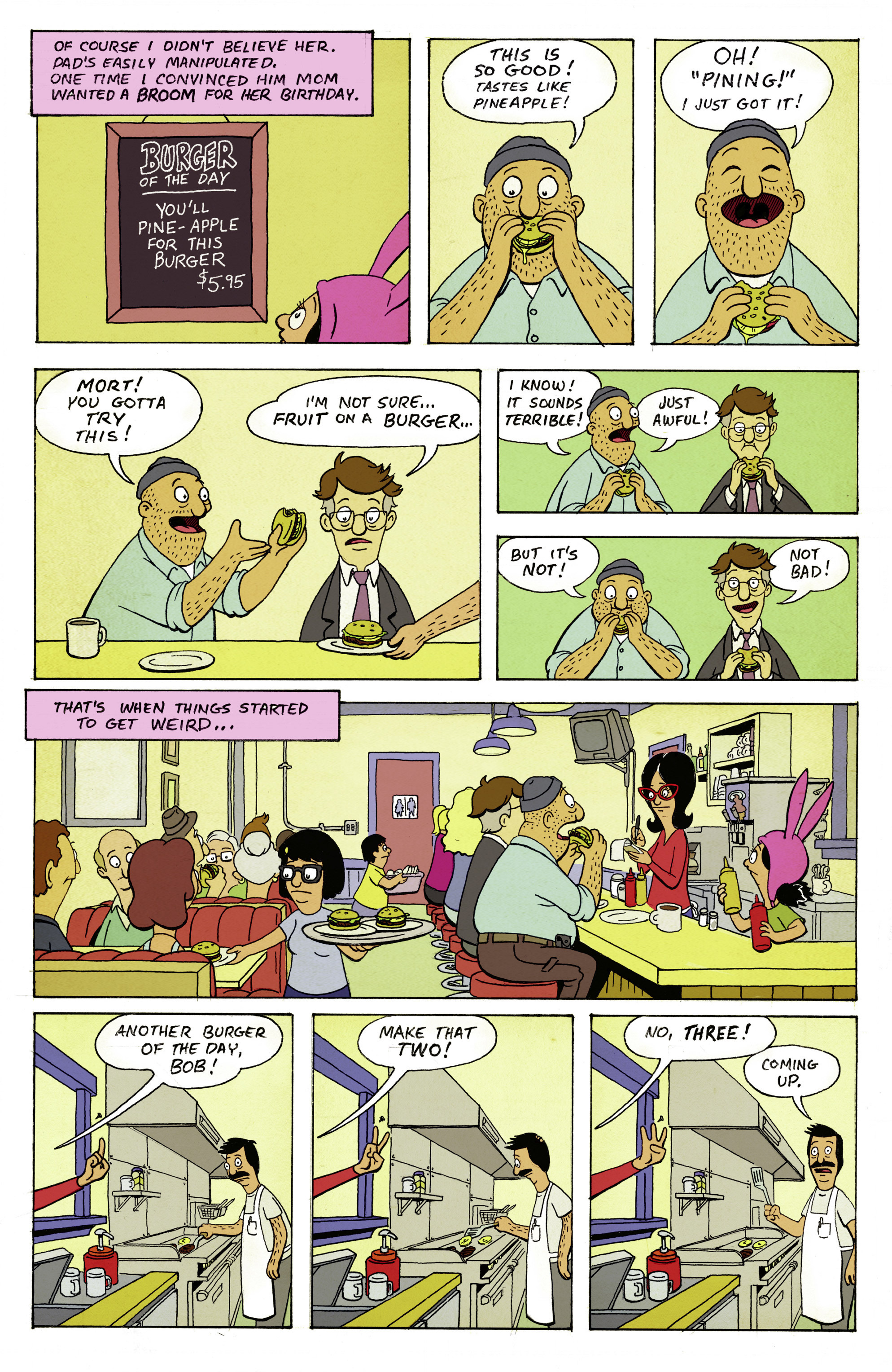 Read online Bob's Burgers (2015) comic -  Issue #4 - 14
