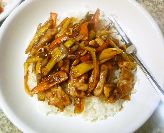 Spicy and Sassy  Caribbean Pork Stir Fry - Slice of Southern