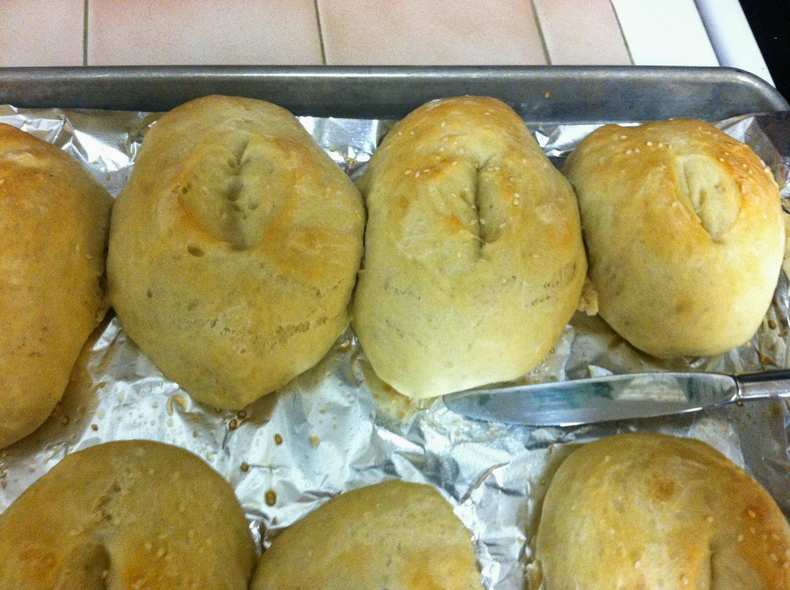 Cooking with the Clouds French Dip on Homemade Sub Rolls