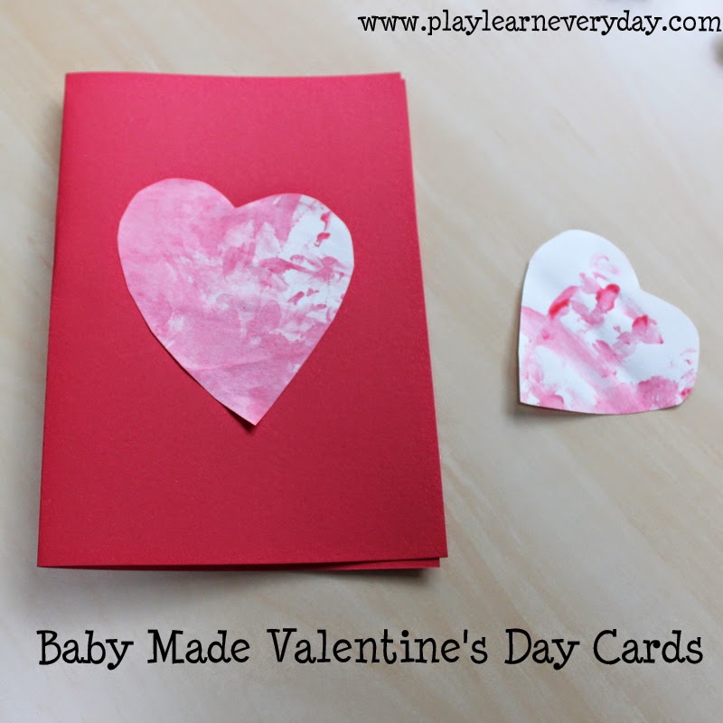 Baby Made Valentine's Day Cards - Play and Learn Every Day