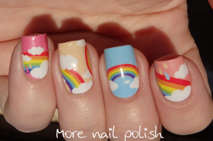 Melody Rainbow Wraps from Born Pretty Store ~ More Nail Polish