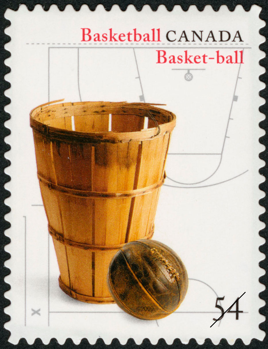 Les timbres témoins de l'histoire James Naismith, créateur du basketball