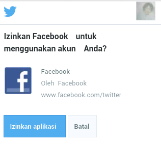 cara menghubungkan akun facebook ke akun twitter