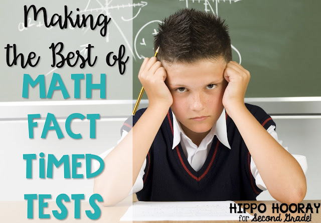 Are you required to give timed math fact tests? Check out this one simple change you can make during this routine that can help ease the anxiety and high pressure of timed math fact tests.
