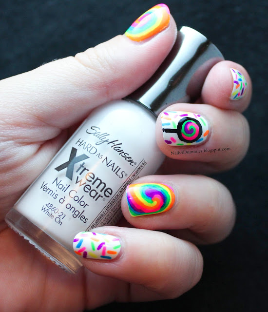 Nails4Dummies - Candy Swirls Mani