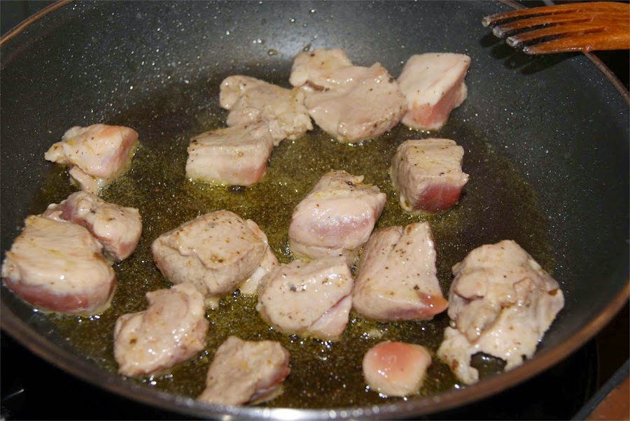 Cerdo en salsa de ciruela paso 2