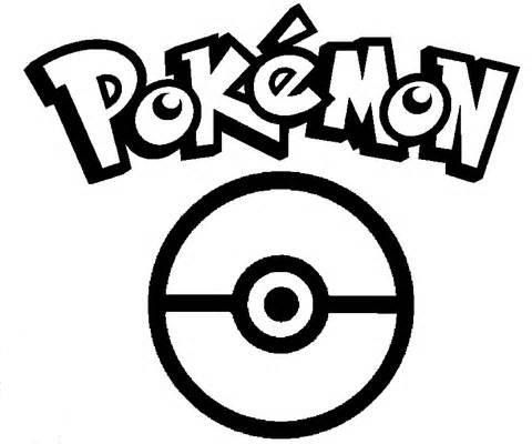 Logo Of Pokemon And Pokeball Coloring Page Free Printable