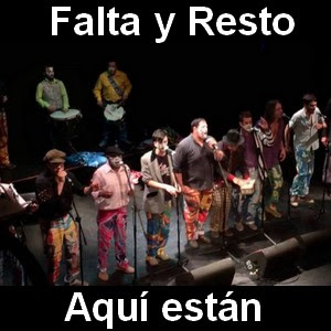 Falta y resto - Aqui estan (Luchadores sociales) letra y acordes de guitarra y piano