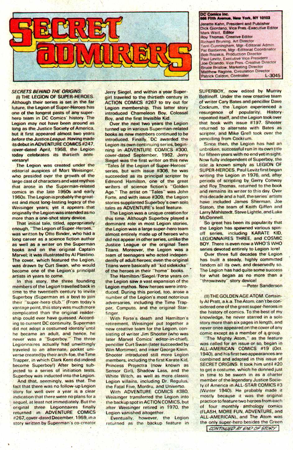 Secret Origins (1986) Issue #25 #30 - English 21