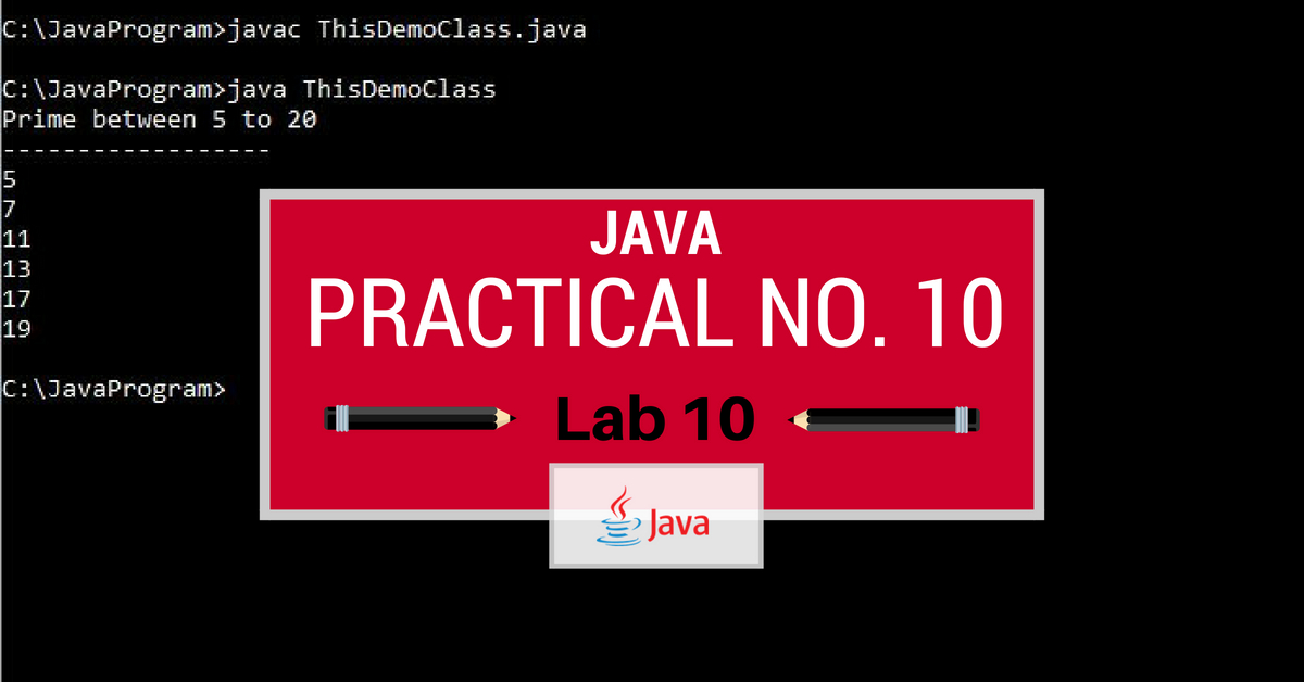 Java10 Write a program in Java to demonstrate use of this keyword