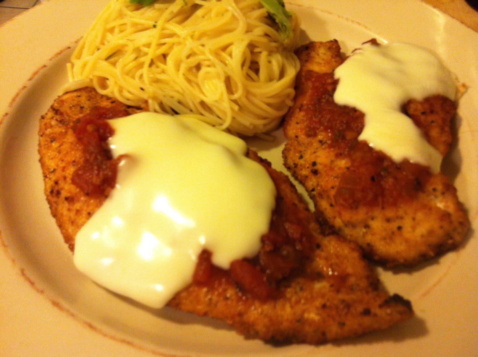 as good as bread Mexican Chicken Parmesan