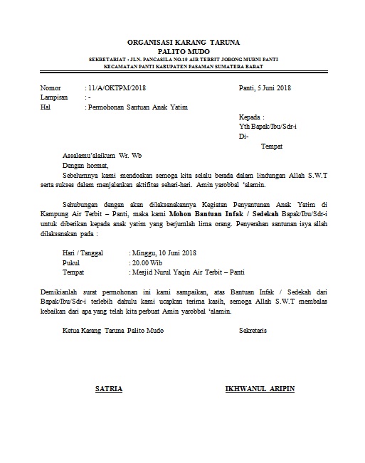 Biaya Pengobatan Contoh Surat Permohonan Bantuan Dana Biaya Pengobatan Contoh Surat Permohonan Bantuan Dana