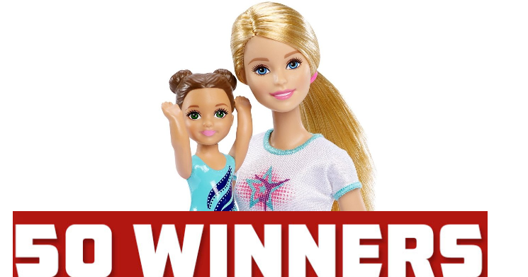 barbie and toddler student flippin fun