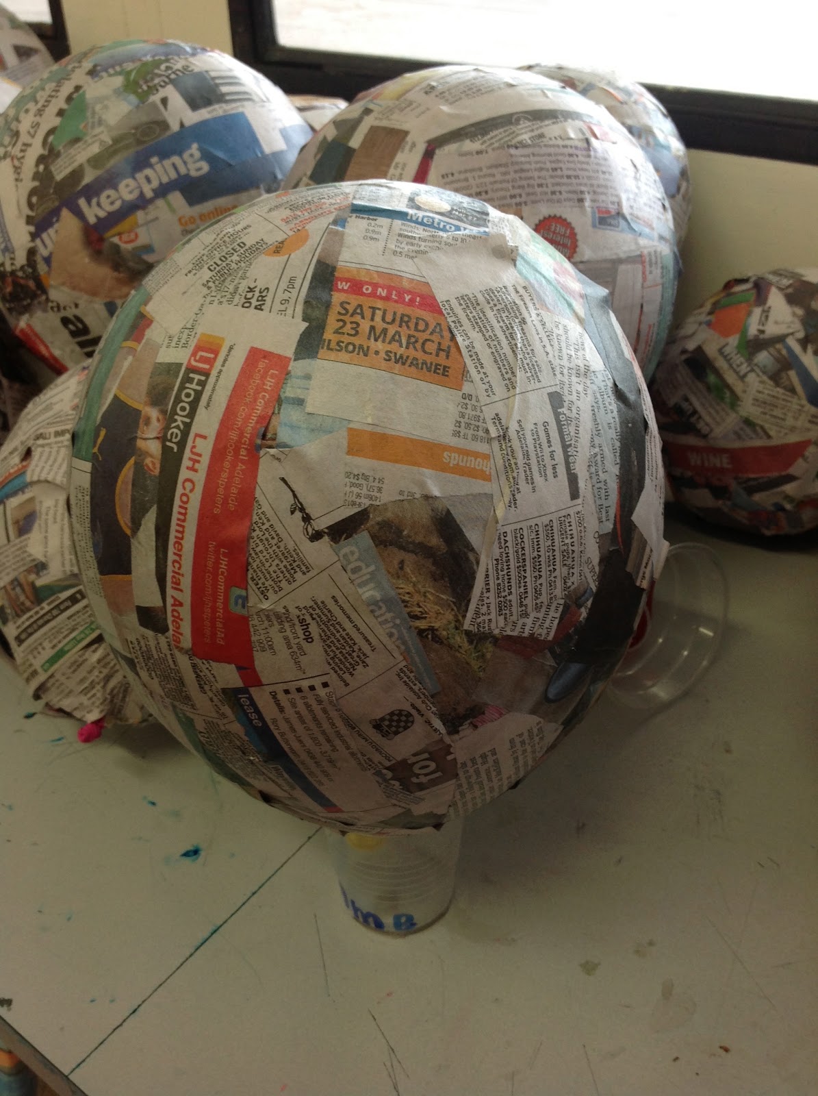 The Story of Room 5 Paper Mache