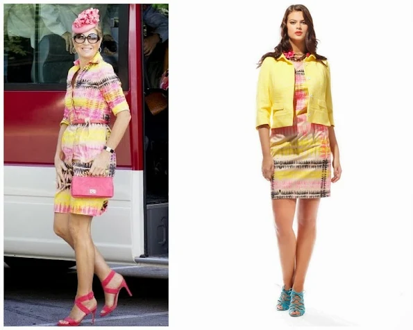 Queen Maxima wore Natan Multicolored Dress