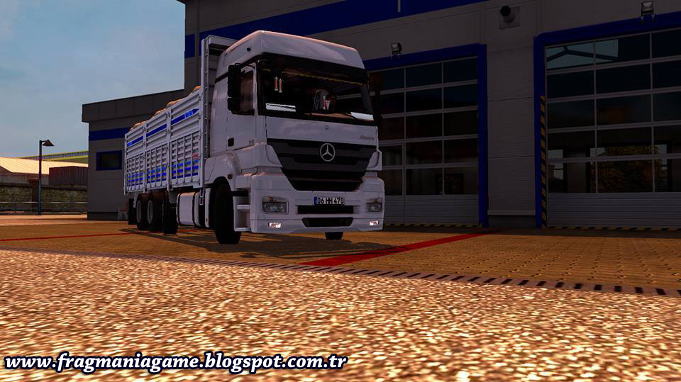 ETS 2 Mercedes Benz Axor 1840 Çekici &amp; 3240 Kırkayak Kamyon Modu