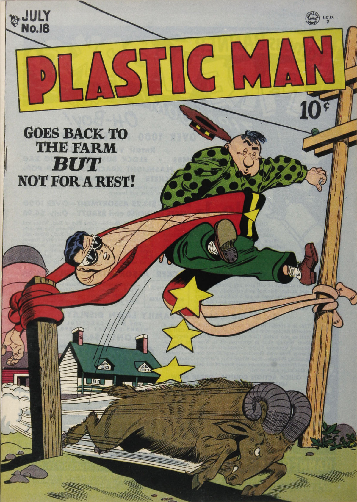 Read online Plastic Man (1943) comic -  Issue #18 - 2