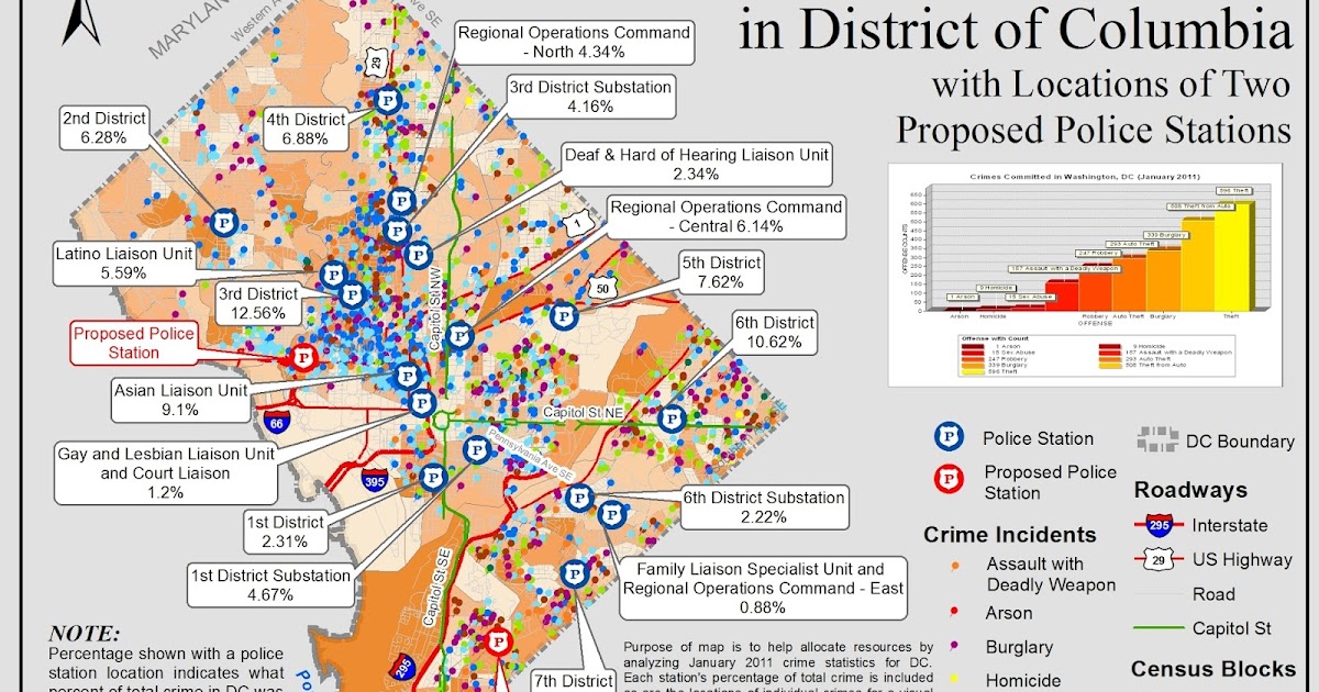 Lautzy GIS GIS4048 Module 5 Homeland Security Washington, DC Crime