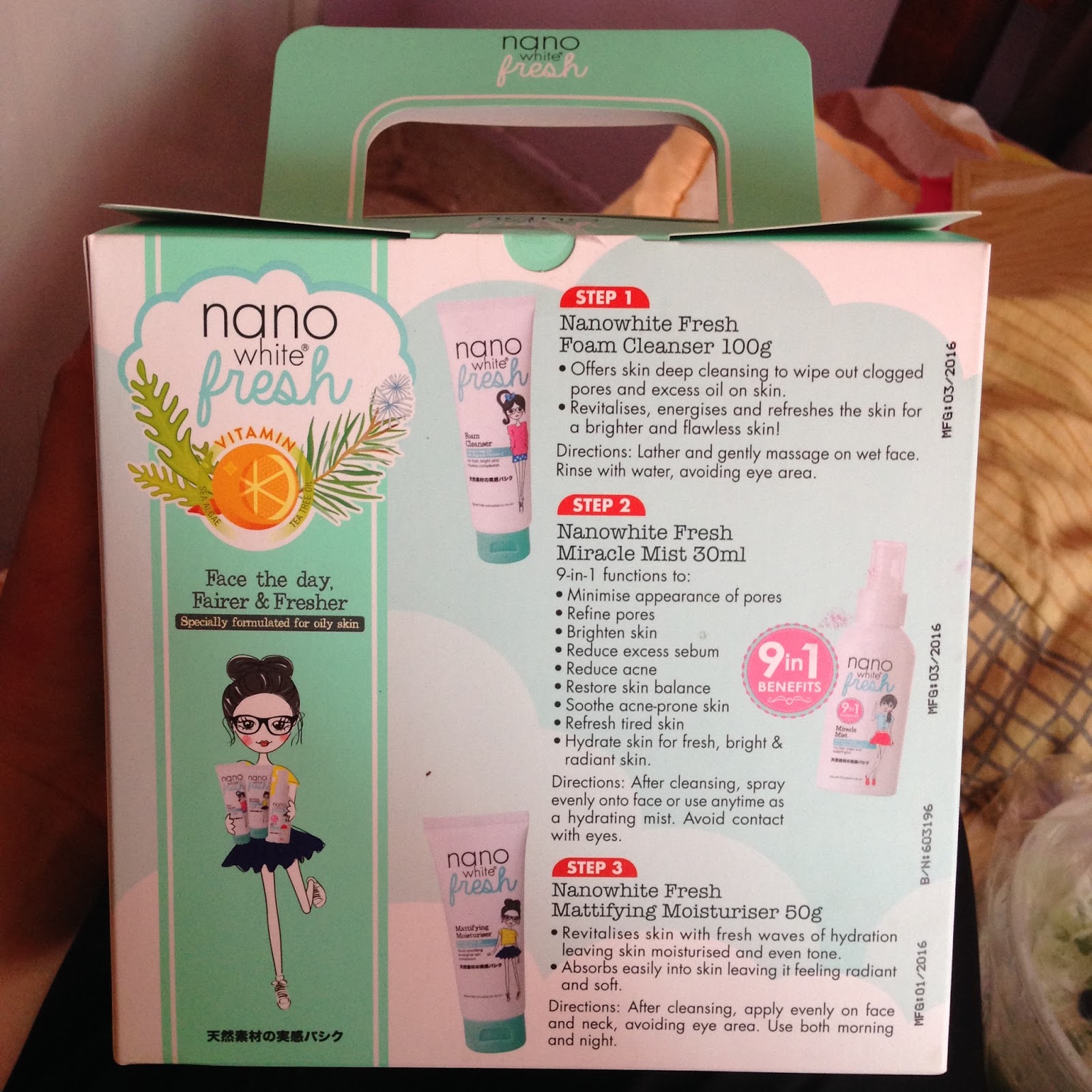 Zaiyanna Zainal Review Nanowhite Fresh Elok Ke