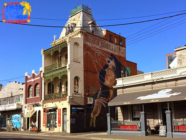 Brunswick Street in Mebourne, Australia