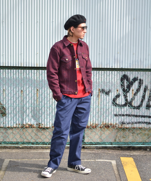 大人気セール ヤフオク! - CALEE キャリー JACQUARD DENIM JACKET