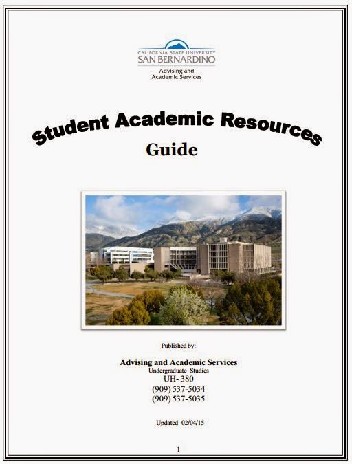 CSUSB Academic Advisor February 2015