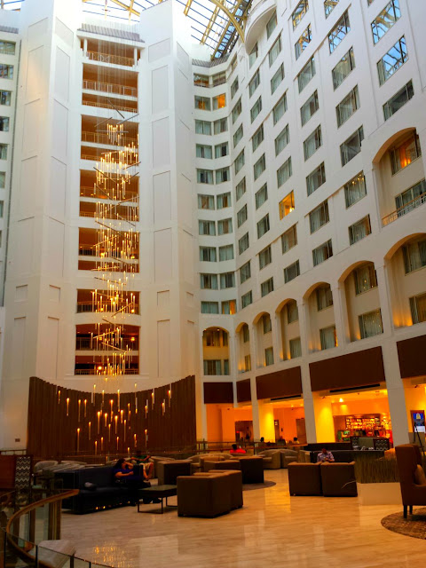 A traveler's look at the Grand Hyatt Washington D.C. Full-service, four-star hotel in a prime downtown D.C. location.  Travel bloggers Leigh Powell Hines gives you the inside scoop on a stay in the hotel.