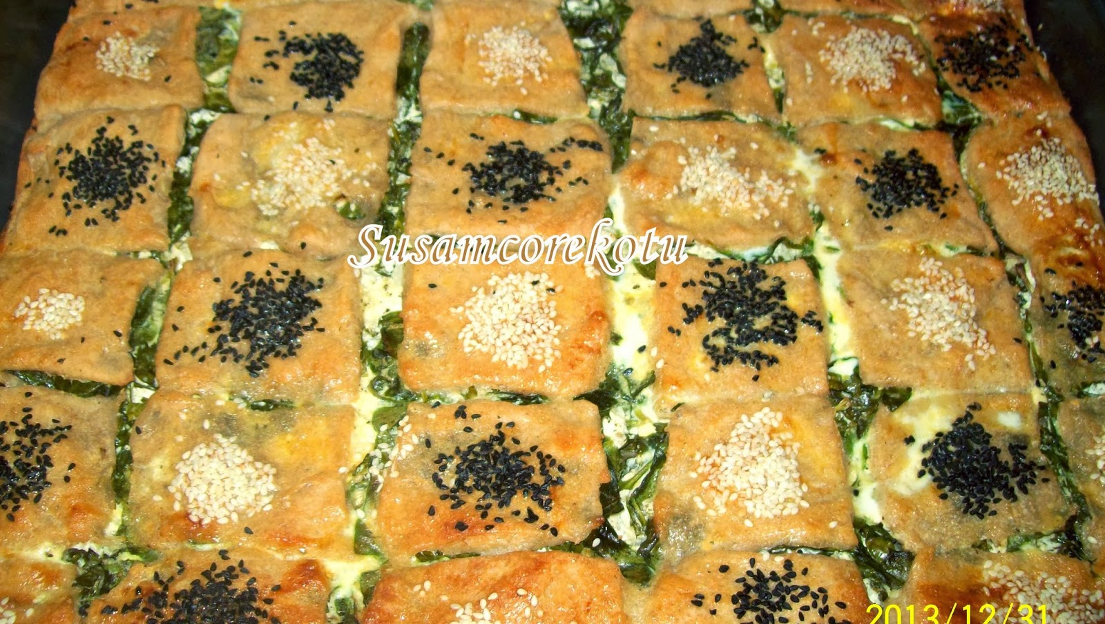 TAM BUĞDAY UNLU BÖREK ,ISPANAKLI FIRIN BÖREĞİ Susam Çörek Otu