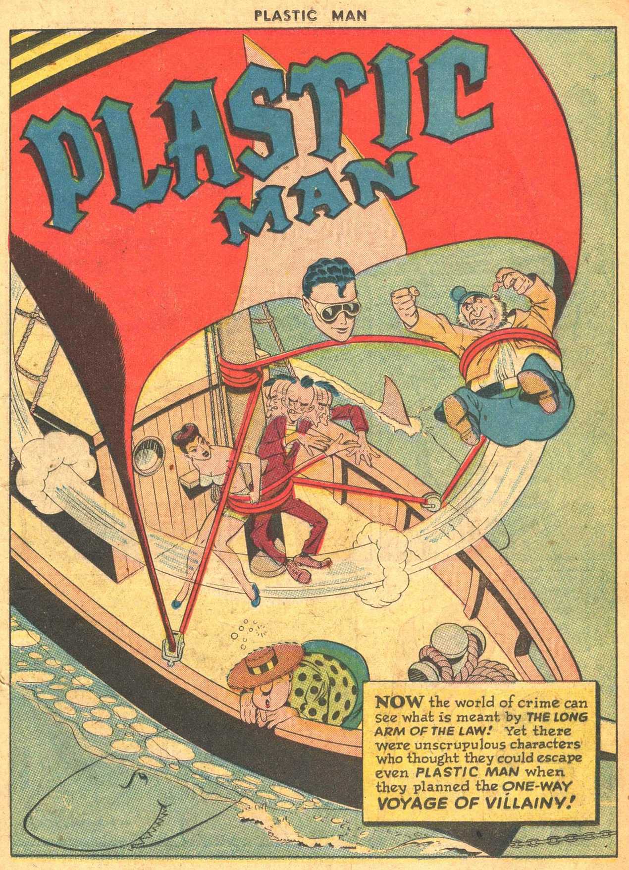 Read online Plastic Man (1943) comic -  Issue #7 - 15