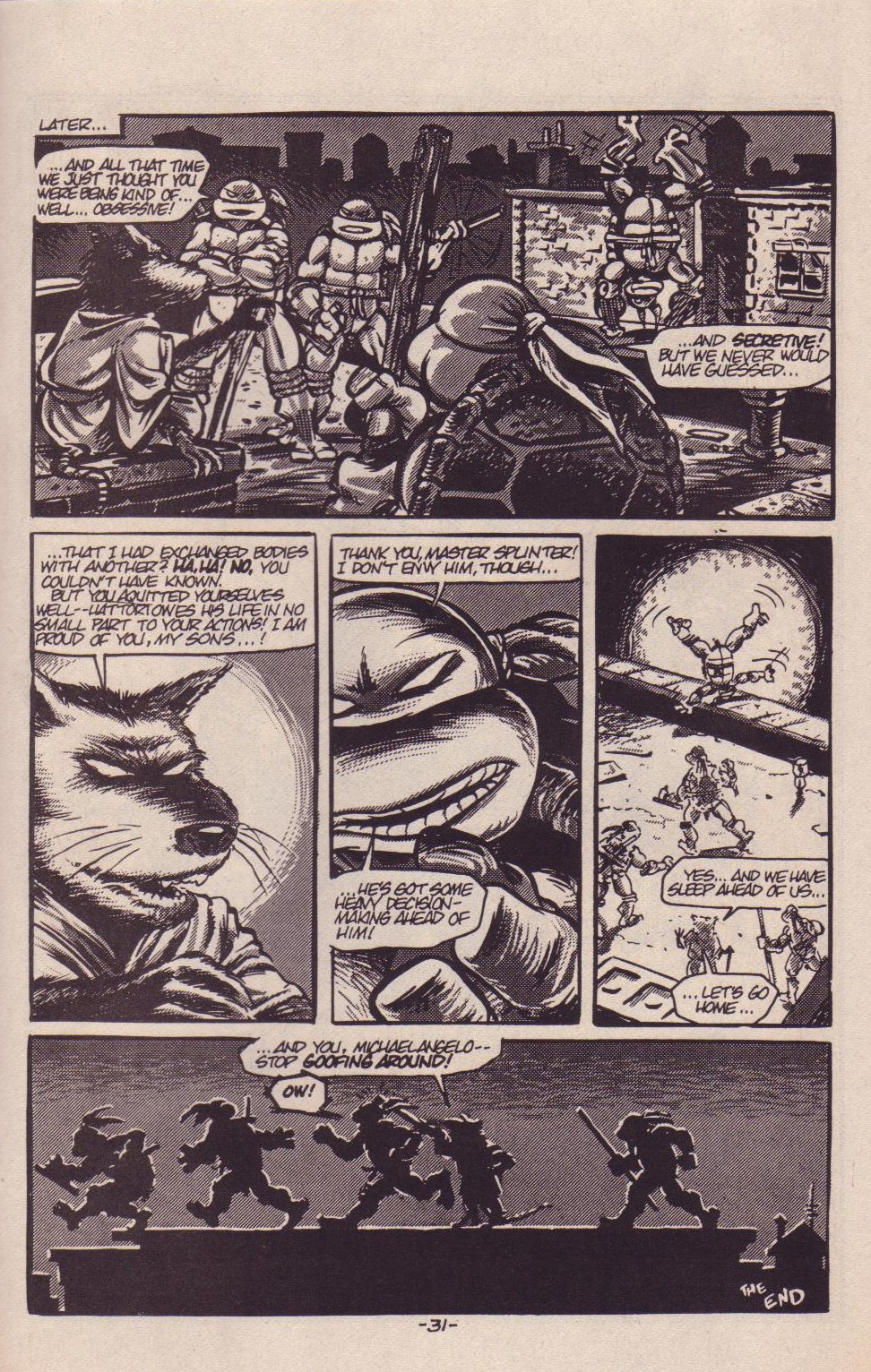 Read online Teenage Mutant Ninja Turtles (1984) comic -  Issue #9 - 33