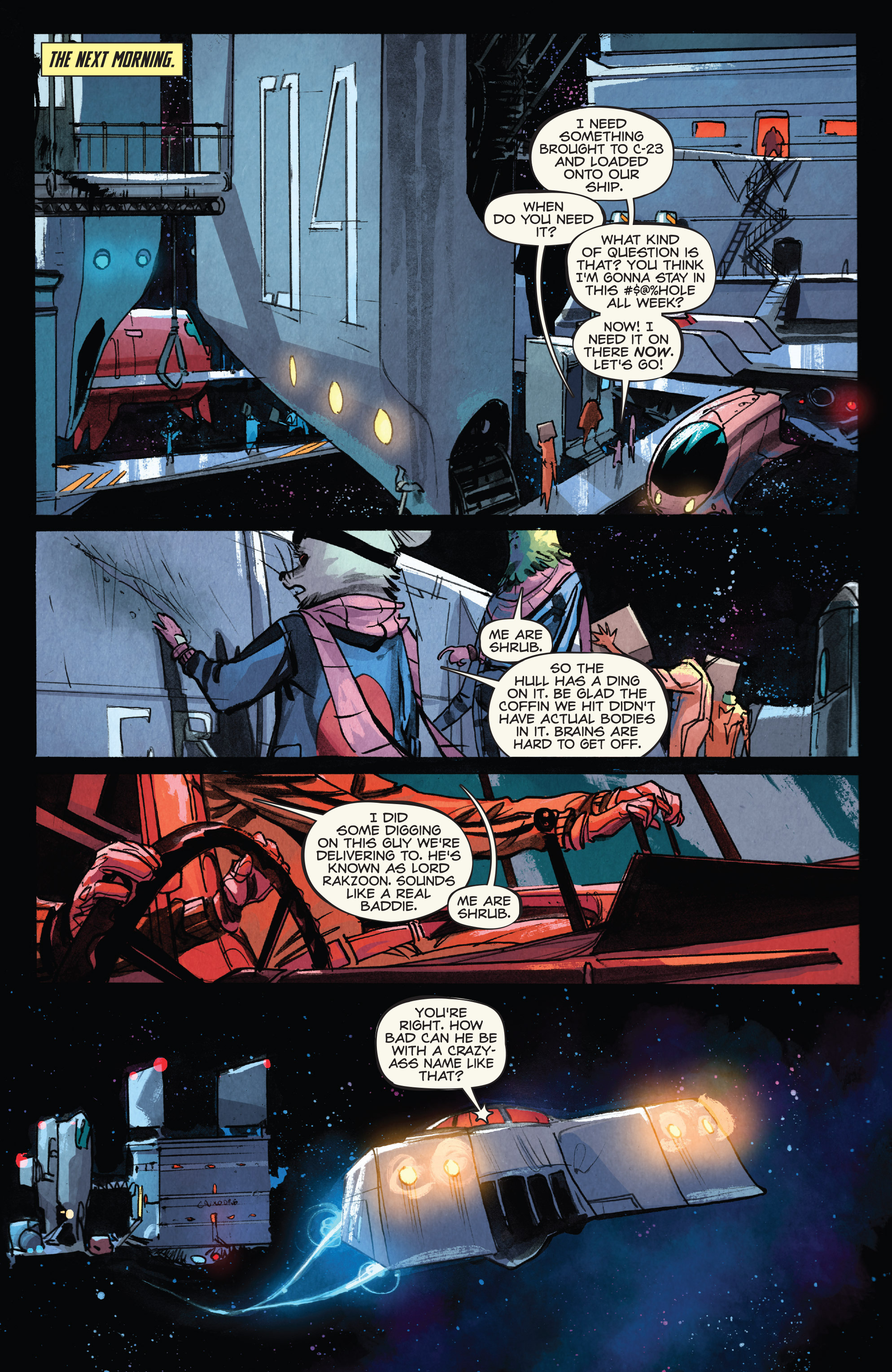 Read online Rocket Raccoon & Groot comic -  Issue #1 - 11
