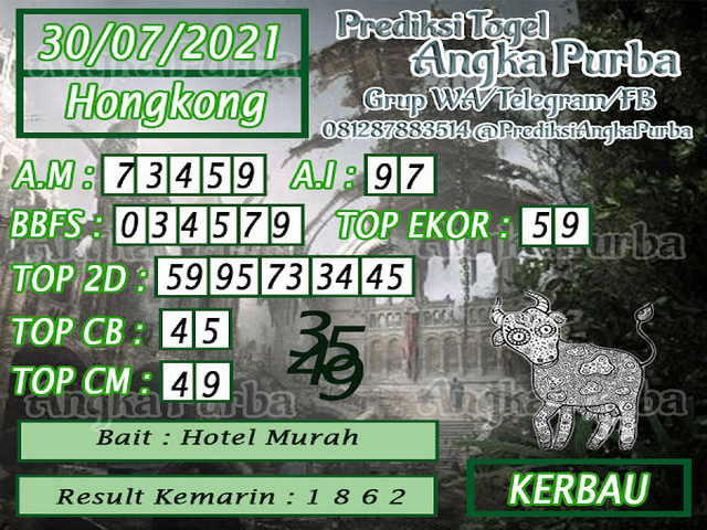 SYAIR TOGEL HONGKONG 30 JULI 2021