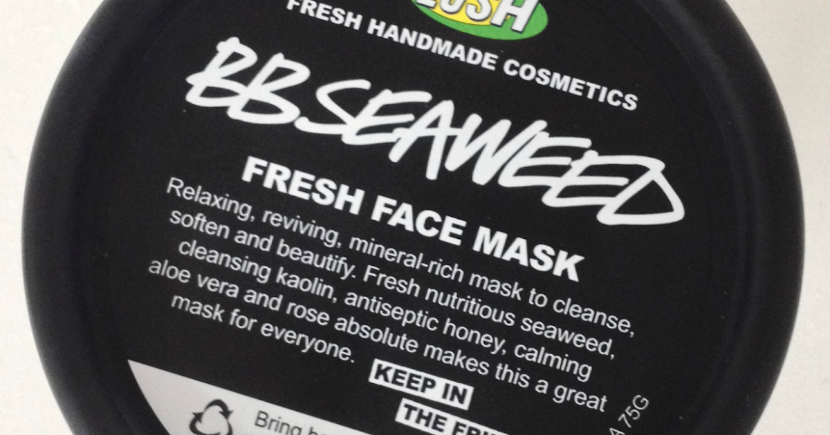 Saloca in Wonderland Lush BB Seaweed Fresh Face Mask Review