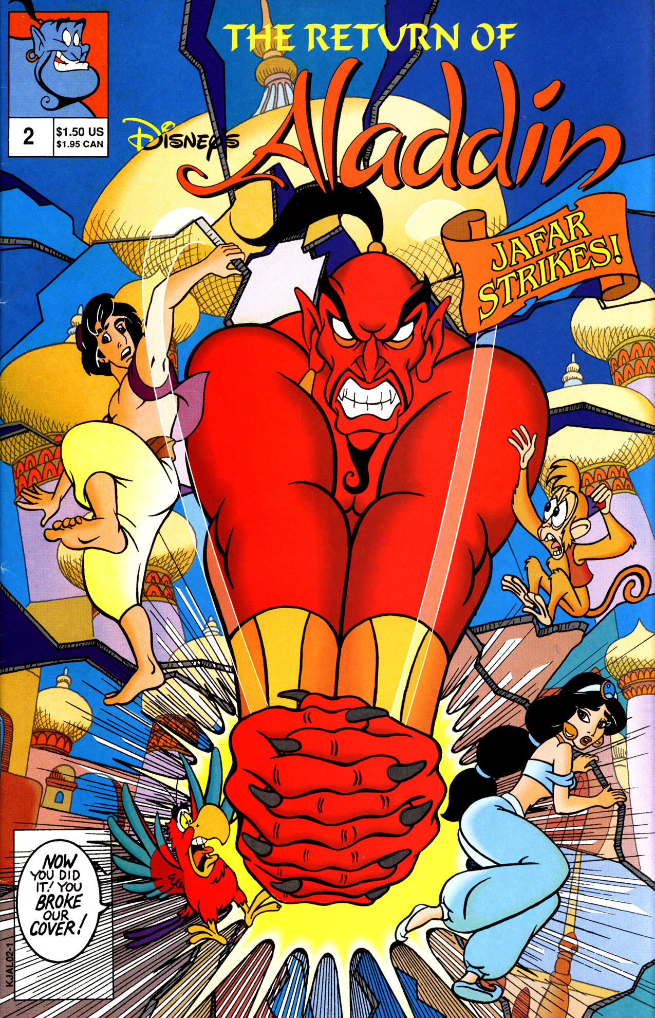 Read online The Return of Disney's Aladdin comic -  Issue #2 - 1