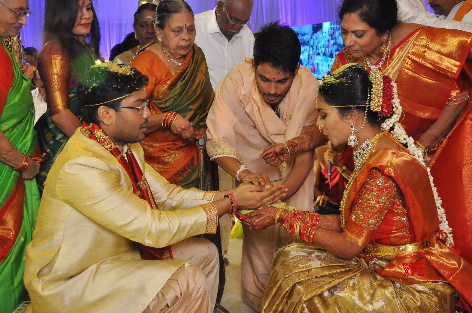 Producer Ram Mohana Rao S Daughter Dedeepya Vishnu Charan Wedding Indian Celebrity Events This video made exclusive for youtube viewers by shruti.tv. vishnu charan wedding